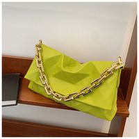 Acrylic Thick Chain Women's Bag Geometric Pattern 2021 Summer New Fashion Messenger Bag Shoulder Underarm Bag sku image 1