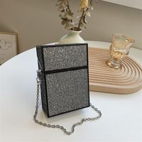Wholesale Sequin Messenger Chain Mini Small Case Bag Nihaojewelry sku image 5