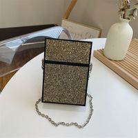 Wholesale Sequin Messenger Chain Mini Small Case Bag Nihaojewelry sku image 7