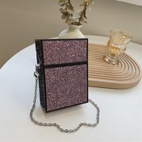 Wholesale Sequin Messenger Chain Mini Small Case Bag Nihaojewelry sku image 8