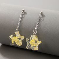Wholesale Jewelry Three-dimensional Five-pointed Star Earrings Nihaojewelry main image 3
