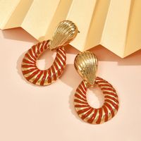 Wholesale Jewelry Fashion Hollow Stripe Earrings Nihaojewelry main image 4