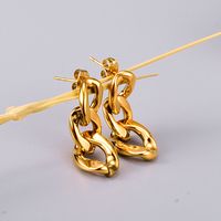 Großhandel Schmuck Retro Kette Titan Vergoldet Ohrringe Nihaojewelry main image 5