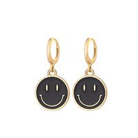 Wholesale Jewelry Dripping Multicolor Smiley Ear Clip Nihaojewelry main image 3