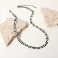 Wholesale Jewelry Thick Chain Titanium Steel Necklace Nihaojewelry main image 1