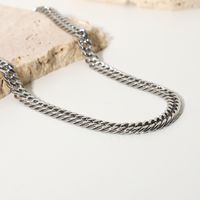 Wholesale Jewelry Thick Chain Titanium Steel Necklace Nihaojewelry main image 4