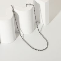 Wholesale Jewelry Fine Twisted Chain Stainless Steel Necklace Nihaojewelry main image 3