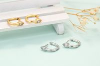 Vente En Gros Bijoux Goutte Boucles D&#39;oreilles En Cuivre En Forme De Poire De Diamant Nihaojewelry main image 3