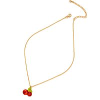 Wholesale Fashion Cherry Pendent Alloy Necklace Nihaojewelry main image 5