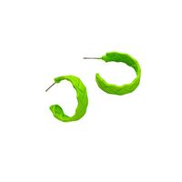 Wholesale Fashion Carved C-shaped Colorful Earrings Nihaojewelry main image 6