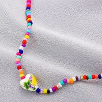 Woven Heart Shape Rice Bead Simple Clavicle Chain Necklace Wholesale Jewelry Nihaojewelry main image 6