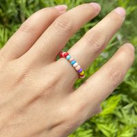 Wholesale New Acrylic Beads Colorful Ring Nihaojewelry main image 3