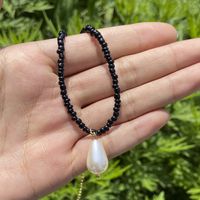 Wholesale Jewelry Pearl Pendant Color Beaded Necklace Nihaojewelry main image 5