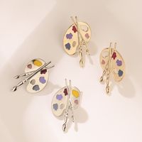 Wholesale Jewelry Creative Drawing Board Earrings Nihaojewelry main image 1