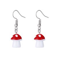 Wholesale Jewelry Multicolor Three-dimensional Spotted Mushroom Earrings Nihaojewelry main image 5