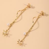 Vente En Gros Bijoux Boucles D&#39;oreilles Gland Étoile Perles Nihaojewelry sku image 1