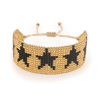 Européen Et Américain Internet Chaude Mode Personnalisé Mgb Perles Bracelet Main-tissé Pentagramme Large Bracelet Pour Les Femmes sku image 1