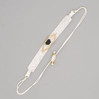 Mauvais Œil Perles Miyuki Bracelet De Style Ethnique Tissé À La Main Bijoux En Gros Nihaojewelry sku image 1