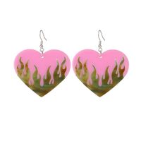 Heart No Inlaid Earrings sku image 3