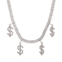 Wholesale Jewelry Dollar Character Pendant Necklace Nihaojewelry sku image 2
