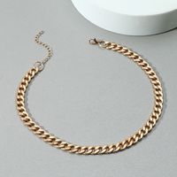 Wholesale Jewelry Punk Style Thick Chain Necklace Nihaojewelry sku image 1