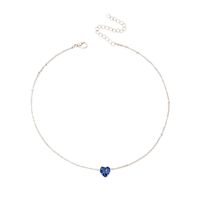 Wholesale Jewelry Heart-shaped Zircon Pendant Necklace Nihaojewelry sku image 3