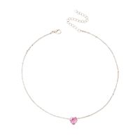 Wholesale Jewelry Heart-shaped Zircon Pendant Necklace Nihaojewelry sku image 4