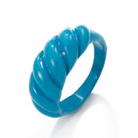 Wholesale Jewelry Candy Color Geometric Thread Ring Nihaojewelry sku image 1