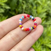 Wholesale New Acrylic Beads Colorful Ring Nihaojewelry sku image 2