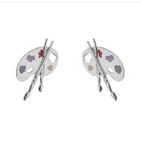 Wholesale Jewelry Creative Drawing Board Earrings Nihaojewelry sku image 1