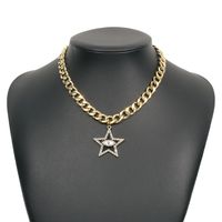 Wholesale Jewelry Five-pointed Star Shape Eye Pendant Necklace Nihaojewelry sku image 1