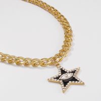 Wholesale Jewelry Five-pointed Star Shape Eye Pendant Necklace Nihaojewelry main image 5