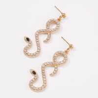 Vente En Gros Bijoux Simples Boucles D&#39;oreilles Creuses En Forme De Serpent Nihaojewelry main image 4
