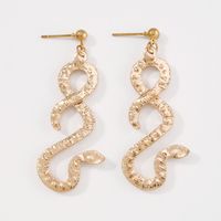 Vente En Gros Bijoux Simples Boucles D&#39;oreilles Creuses En Forme De Serpent Nihaojewelry main image 5