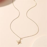 Wholesale Jewelry Simple Six-pointed Star Titanium Steel Necklace Nihaojewelry sku image 1