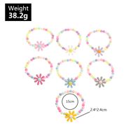 Wholesale Jewelry Sun Flower Colorful Round Bead Bracelet Nihaojewelry main image 7