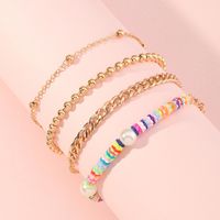 الجملة مجوهرات زهرة الخرز الربط سلسلة سوار مجموعة Nihaojewelry main image 1