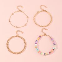 Vente En Gros Bijoux Perles De Fleurs Épissure Chaîne Bracelet Ensemble Nihaojewelry sku image 1