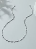 Bijoux En Gros Épissage Géométrique Simple Collier En Acier Au Titane Nihaojewelry main image 3