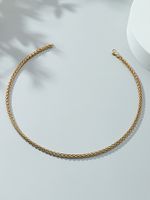 Großhandel Schmuck Einfache Solid Color Titanstahl Halskette Nihaojewelry main image 3