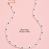 Wholesale Jewelry Heart Pearl Beaded Chocker Nihaojewelry main image 5