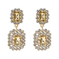 Square Glass Diamond Geometric Earrings Wholesale Jewelry Nihaojewelry main image 6