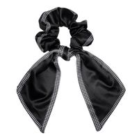 Ribbon Texture Bows Houndstooth Korean Style Hair Rope Wholesale Jewelry Nihaojewelry sku image 2