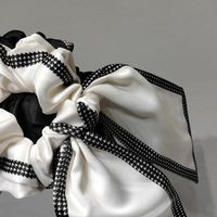 Ribbon Texture Bows Houndstooth Korean Style Hair Rope Wholesale Jewelry Nihaojewelry main image 5