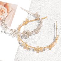 Wholesale Simple Pearl Flower Thin Headband Nihaojewelry main image 3