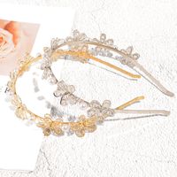 Wholesale Simple Pearl Flower Thin Headband Nihaojewelry main image 4