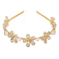 Wholesale Simple Pearl Flower Thin Headband Nihaojewelry main image 6