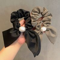 Bow Pure Color Korean Style Hair Rope Wholesale Jewelry Nihaojewelry main image 3