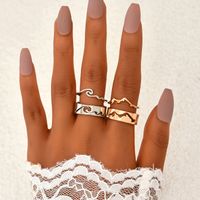 Wholesale Simple Fashion Hollow Alloy Four-piece Ring Nihaojewelry main image 3