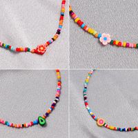 Wholesale Jewelry Bohemian Color Flower Rice Bead Necklace Nihaojewelry main image 5